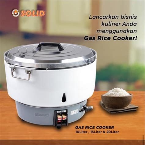 Jual GAS RICE COOKER 10L SL GRC 510T SOLID Shopee Indonesia