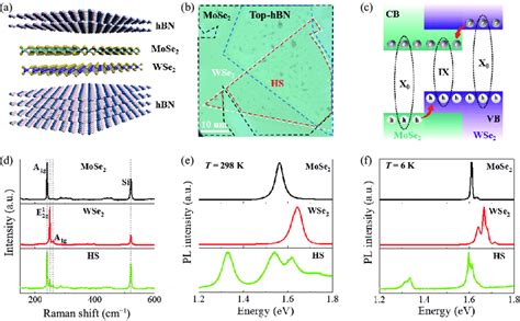 Scheme And Characterization Of The Mose 2 Wse 2 Heterostructure A