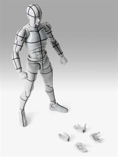 S H Figuarts Body Kun Sports Edition Wireframe Gray Color Ver Action