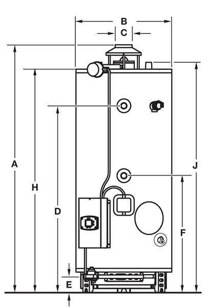 Item D 75t 125 3n Commercial Flue Damper Electronic Ignition Energy Saver Gas Water Heaters