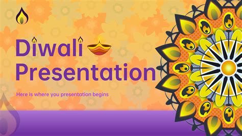 PPT of Yellow and Purple Trendy Diwali Template.pptx | WPS Free Templates