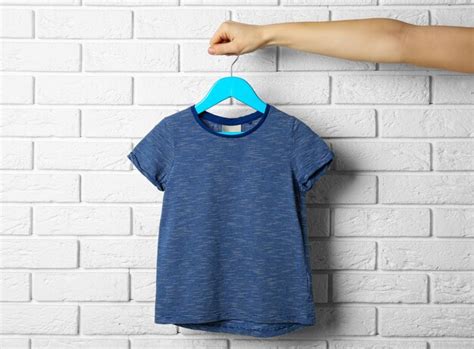 Premium Photo Blank Color Tshirt Against Brick Wall