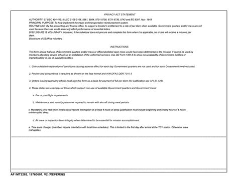 Af Imt Form 2282 Fill Out Sign Online And Download Fillable Pdf