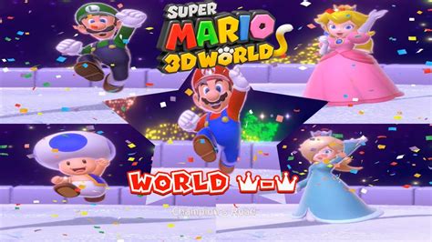 Super Mario D World Switch Version Champion S Road All Characters No