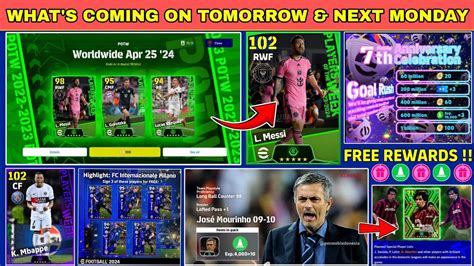 What S Coming On Tomorrow Next Monday Efootball Mobile New