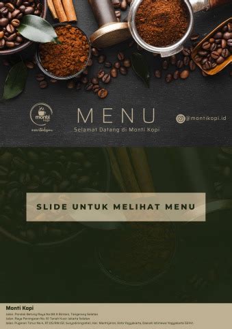 Menu Monti Kopi Rizki Mawla Flip Pdf Anyflip