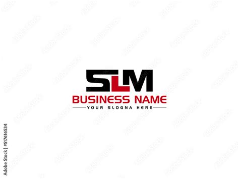 Letter Slm Logo Icon Colorful Sl S L M Logo Image Vector With Creative Three Alphabet Letter