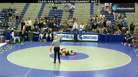 Section 2 Aaa Individual Wrestling Tournament Mat 2 Wrestling