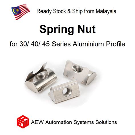 Spring Nut Spring Leaf Block Nut With Sheet Metal For 304045 Series