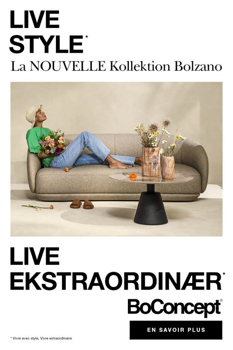 La Nouvelle Kollektion Printemps été 2023 est arrivée chez BoConcept