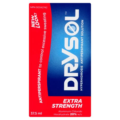 Drysol Extra Strength Hyperhidrosis Antiperspirant Solution Ml