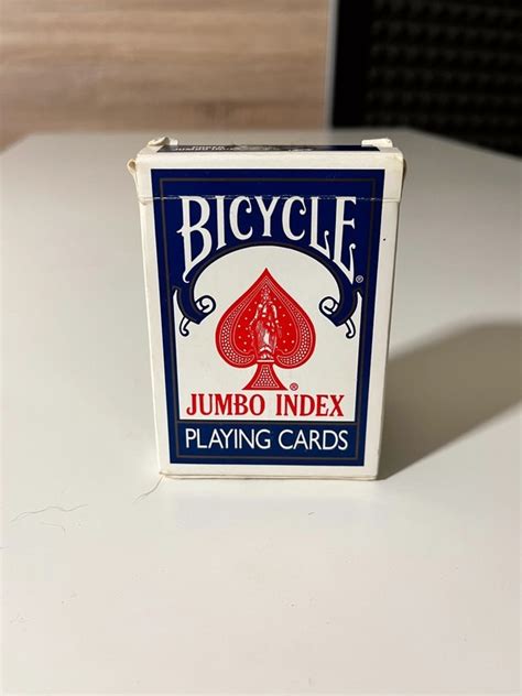 Usa Karty Do Gry Playing Cards Jumbo Index Bicycle Stryszawa Kup Teraz Na Allegro Lokalnie