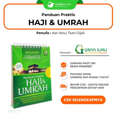 Jual Buku Panduan Praktis Manasik Haji Dan Umrah Umroh Sesuai Sunnah