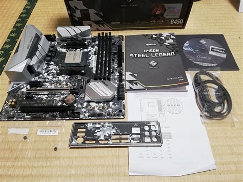 新品超激安 ASRock B450M Steel Legend AM4 micro ATX AMD RYZEN 3 3100 3 6GHz