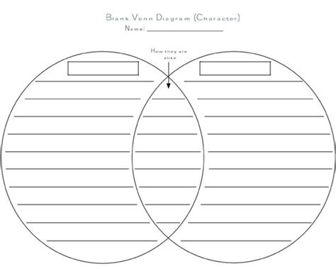 Venn Diagram With Lines Free Printable