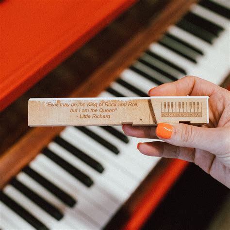 Laser Etched Piano Key (Little Richard) — Piano. Push. Play.