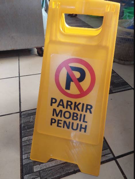 Jual Rambu Dilarang Parkir Plang No Parking Khusus Direksi Vip Penghuni