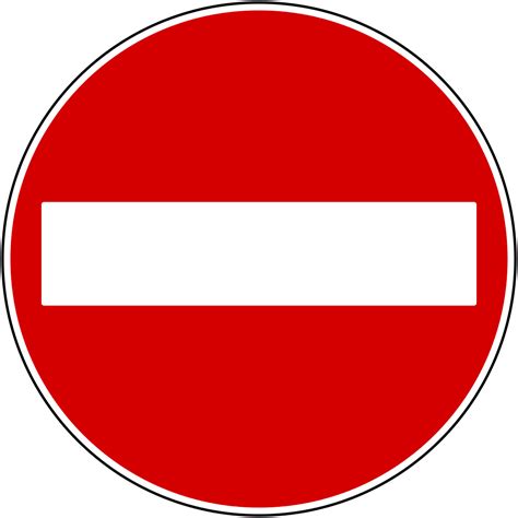 File Italian Traffic Signs Old Divieto Di Accesso Svg Wikipedia