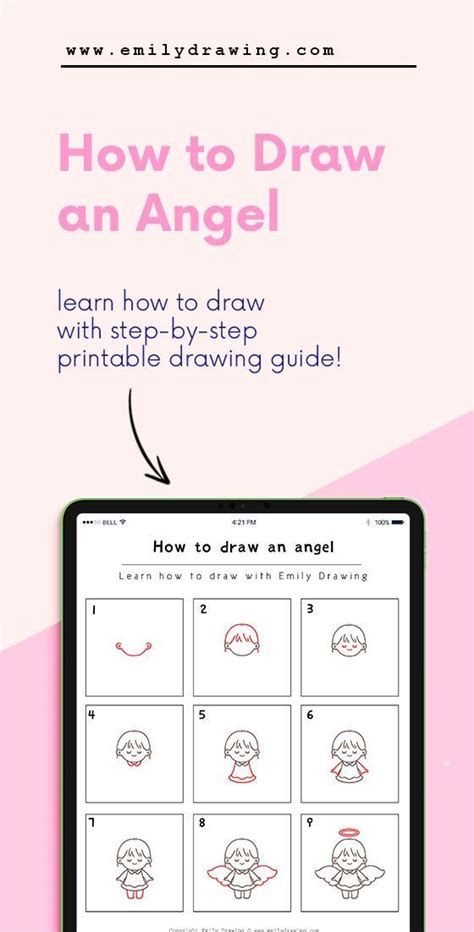How to Draw an angel - Really Easy Drawing Tutorial in 2022 | Drawing ...