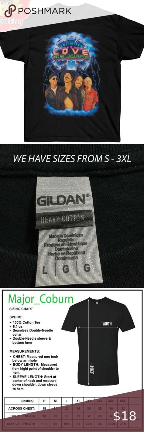 Red Hot Chili Peppers Unlimited Love World Tour Black Shirt