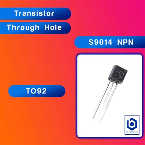 50PCS S9014 Transistor T092 NPN Transistors General Purpose Lazada PH