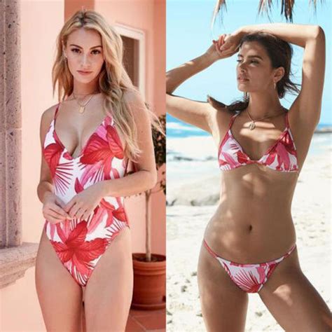 Mujeres Push Up Sujetador Acolchado Vendaje Bikini Set Traje De Ba O