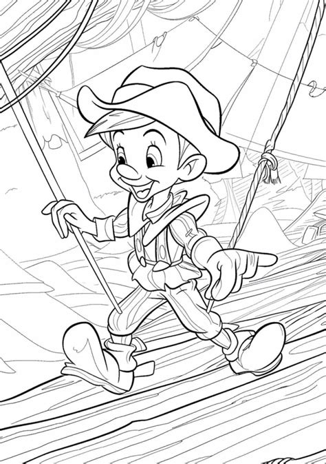 Coloriage Pinocchio Imprimer Gratuit Objectif Maternelle