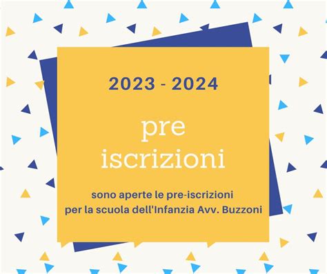 Pre Iscrizoni Scuola Infanzia Buzzoni