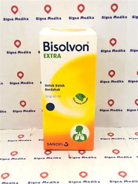 Bisolvon Extra Sirup Ml Rasa Menthol Pepermin Obat Batuk Berdahak