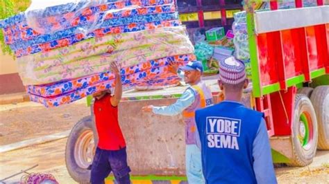 Yobe SEMA Delivers Relief Items To Federal University Gashua Fire Victims