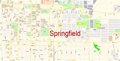 Printable Map Of Springfield Il - Printable Word Searches