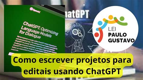 Como Usar O ChatGPT Para Escrever Projetos Para Editais Origami Club