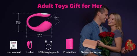 Lovense Lush Remote Control G Spot Egg Vibrator With Vibrant Led Light Tail Couples Sex Toys