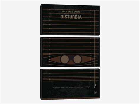 Disturbia Minimal Movie Poster Art Print by Chungkong | iCanvas