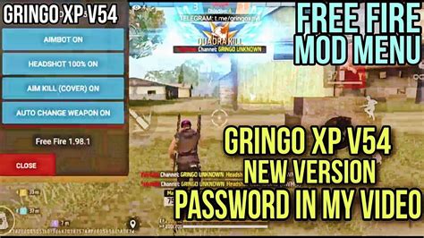 Gringo Xp V New Update Free Fire Mod Menu Gringo Xp New