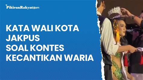 Soal Kontes Kecantikan Transgender Wali Kota Jakpus Harap Kejadian