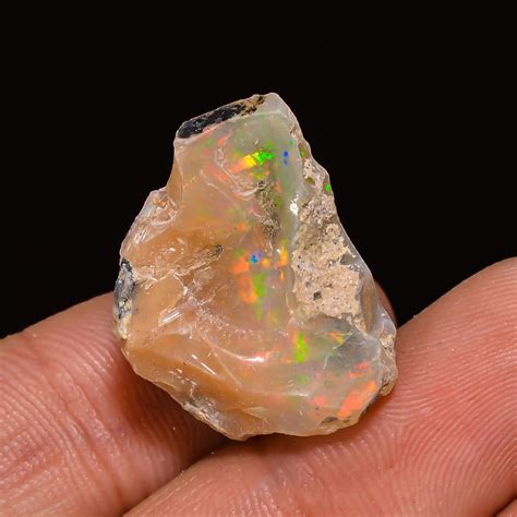 X X Mm Size Cts Natural Ethiopian Opal Rough Loose