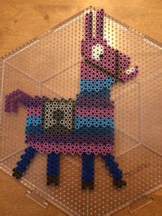 Fortnite Llama Made With Perler Beads Perler Breads Perles Hama