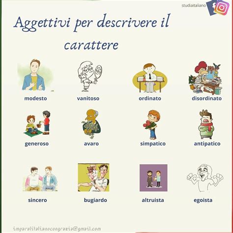 Aggettivi Per Descrivere Il Carattere Di Una Persona Princeselsa