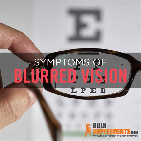Blurred Vision Symptoms, Causes and Treatments