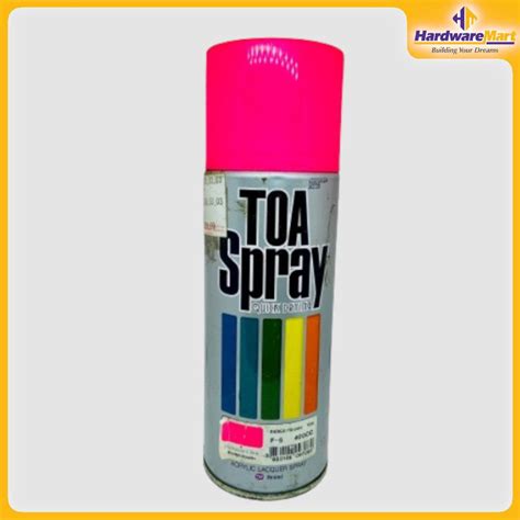 Spray Paint Acrylic Lacquer Spray Paint Fluorescent Pink Toa