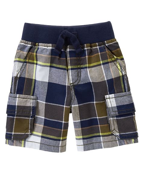 Plaid Cargo Shorts Cute Outfits For Kids Toddler Outfits Baby Clothes