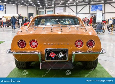 The Vintage American Sports Car Chevrolet Corvette Stingray Back