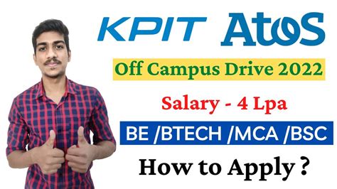 KPIT Recruitment 2022 Atos Syntel Off Campus Drive Freshers Hiring