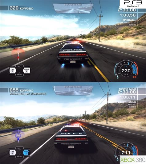IQGamer Tech Analysis Need For Speed Hot Pursuit PS Vs