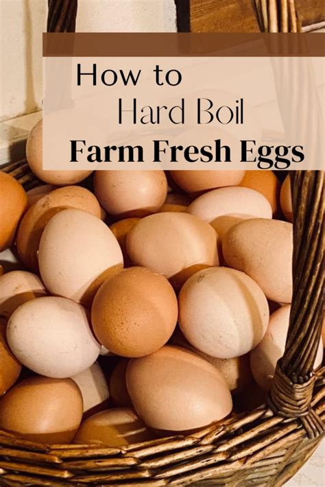 How To Cook Hard Boil Farm Fresh Eggs The Ranchers Homestead