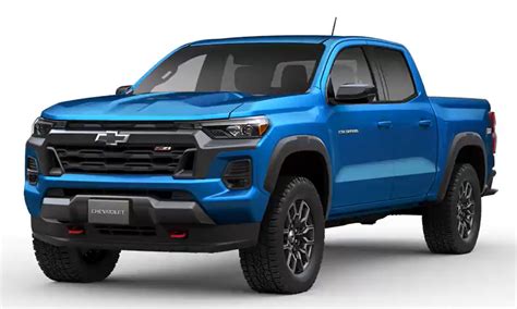 2023 Chevrolet Colorado GLT Glacier Blue Metallic Front Three Quarters