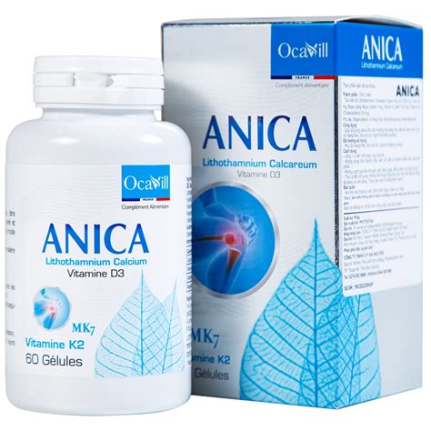 Anica Phytextra Hộp 60 viên Viên uống bổ sung Canxi