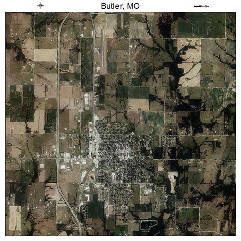 Aerial Photography Map of Butler, MO Missouri