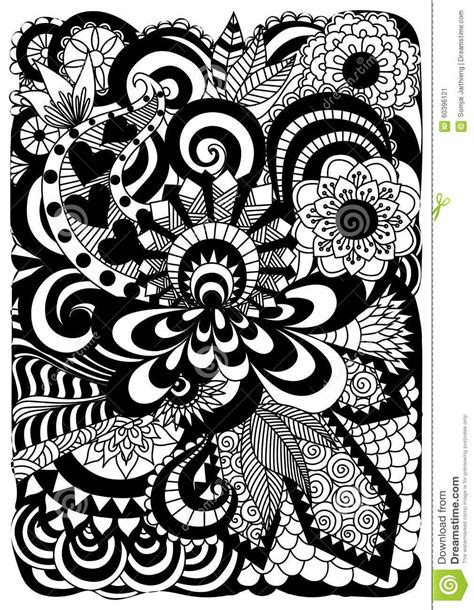 Abstract Zentangle